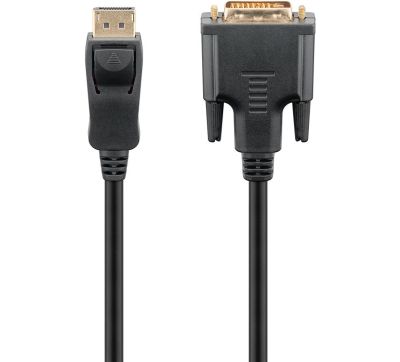 Goobay DisplayPort to DVI-D Adapter 2m Gold-Plated Cable 