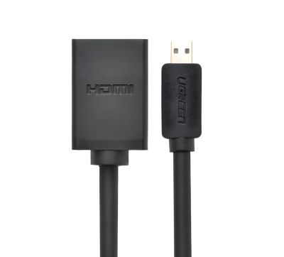 UGREEN 20134-20134 Micro HDMI Male to HDMI Female Adapter - Black