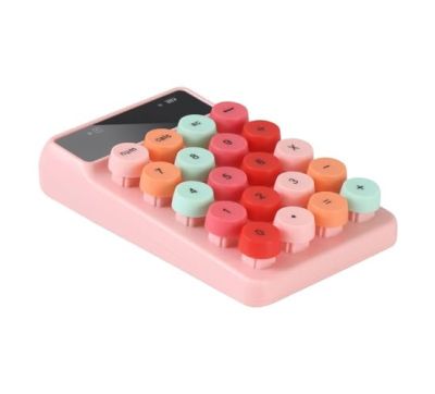 Alcatroz JellyBean Num A3 Bluetooth and Wireless Numpad - Crayon Pink