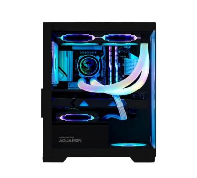 Armaggeddon Aquaron MicroATX Gaming Case - Black
