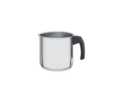 Tramontina Allegra Stainless Steel Milk Boiler With Tri-Ply Base And Bakelite Handle, 14cm 2l