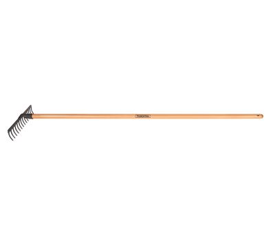 Tramontina Heavy Curved Rake 14 wooden handle