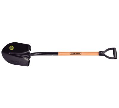 Tramontina Round Point Spade, 71cm, wooden handle