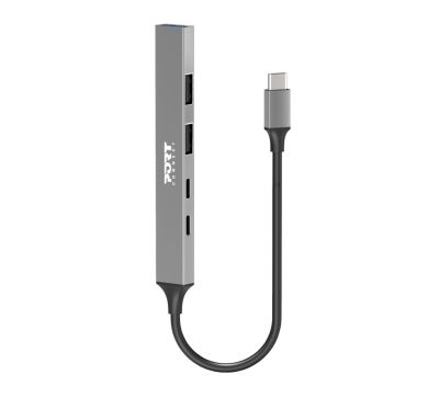 Port USB Type-C Hub 4 x USB + 1 x Charging Port