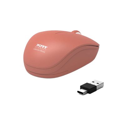 Port Connect MOUSE COLLECTION II WIRELESS Terracota