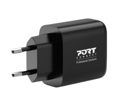 Port Connect 65W GaN Type-C and USB-A Fast Charger