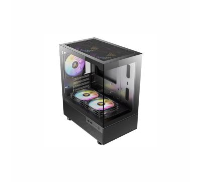 Antec CX200M Elite Micro-ATX | ITX RGB Mini-Tower Gaming Chassis - Black