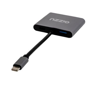 Gizzu 4-in-1 Type-C to Dual HDMI Hub