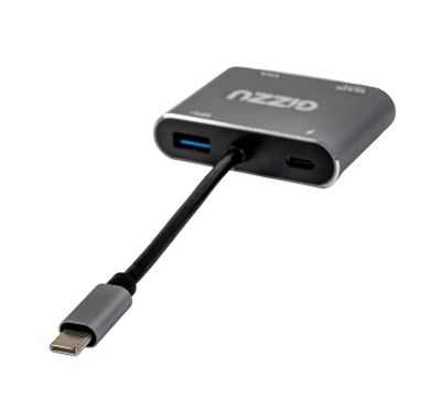 Gizzu 4-in-1 Type-C to HDMI/VGA/USB3.0 Hub