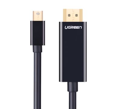 UGREEN Mini DisplayPort Male to 4K@30Hz HDMI Cable 1.5m - Black