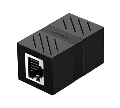 UGREEN RJ45 1Gbps Ethernet Cable Extender Adapter - Black