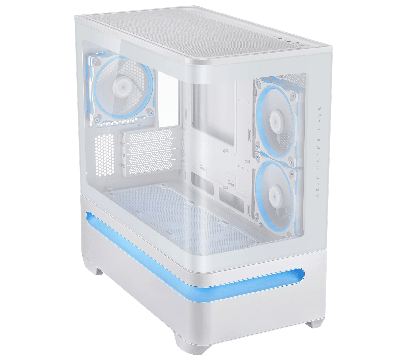 ASUS Prime AP202 ARGB mATX White Chassis