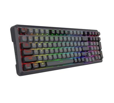 Redragon BREAGI PRO K688 98+1 Gasket Wireless Mechanical Keyboard (Triple Mode, RGB, Hot-Swappable, Cream Linear Switches)