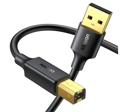 UGREEN US135 USB 2.0 to USB-B Printer Cable, 480Mbps - 2m